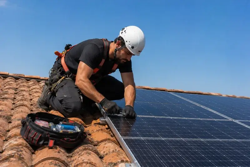 Maintenance et monitoring de panneaux solaires à Mauzac-et-Grand-Castang