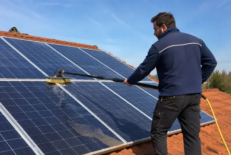 Nettoyage et entretien de panneaux solaires à Mauzac-et-Grand-Castang